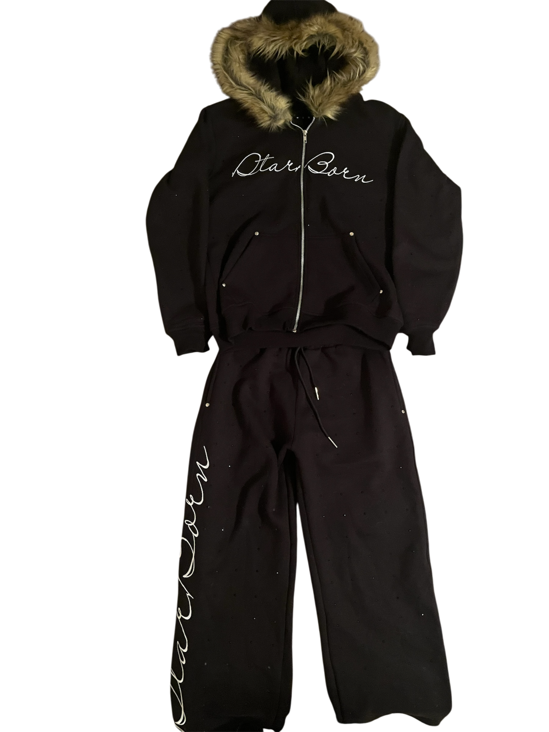 Fur Sweatsuit (Multiple colors)