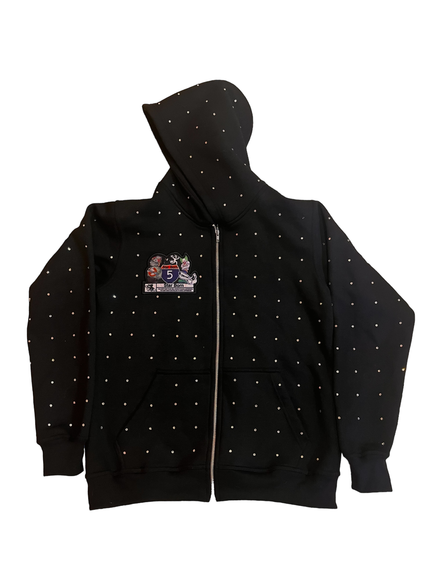 Rhinestone Starborn hoodie(Multiple colors)