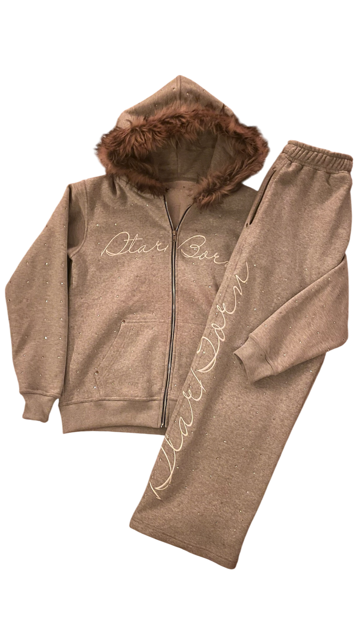 Fur Sweatsuit (Multiple colors)